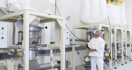 Big Bag Austragsystem mit pneumatischer Förderung Big Bag Austragsystem mit pneumatischer Förderung