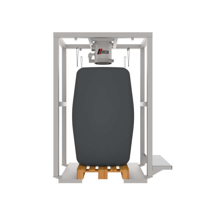 Big Bag Befüllstation mit Plattformwaage