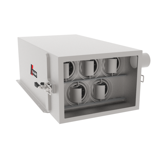 Jet-Boxfilter horizontal